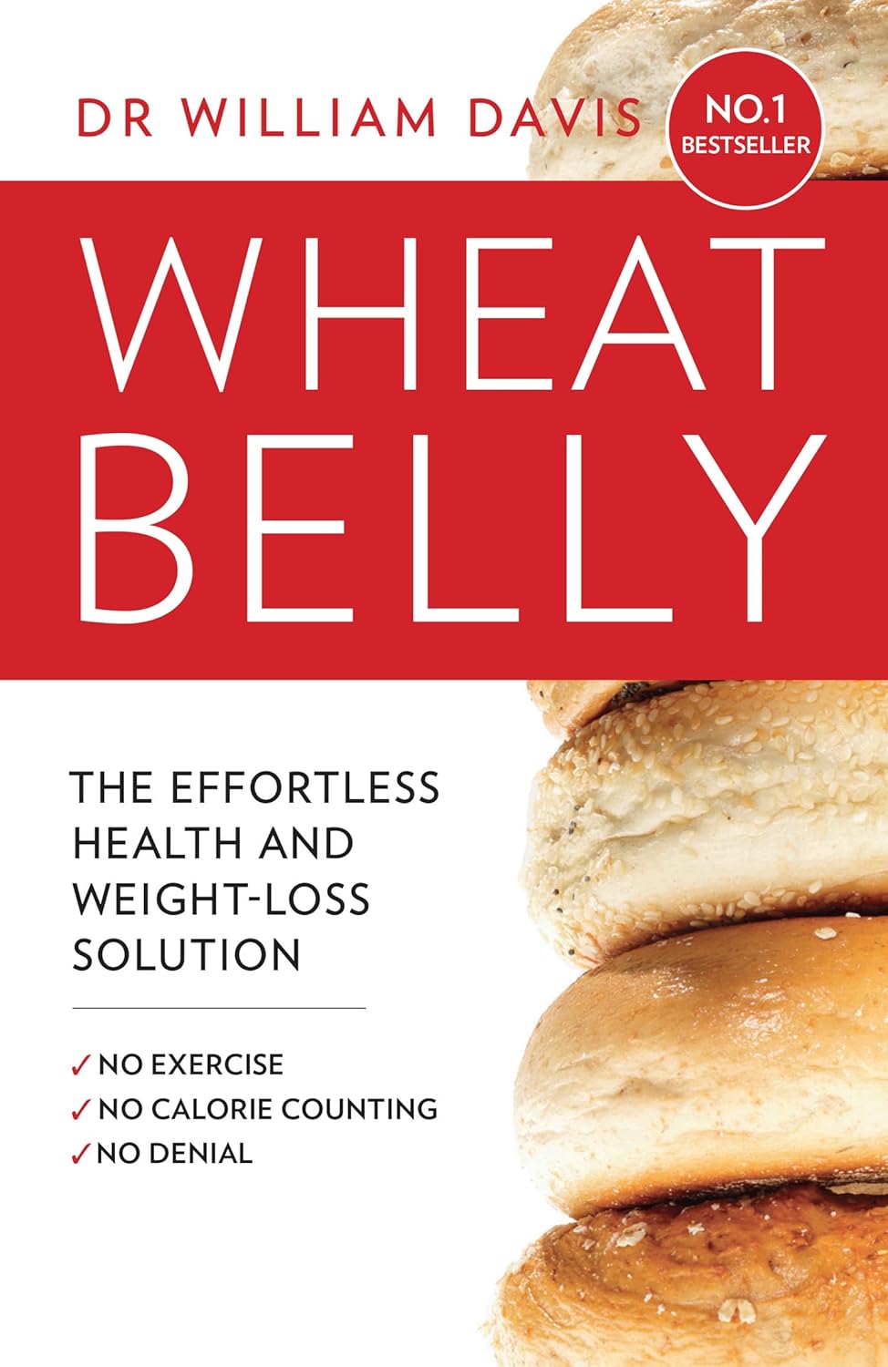 Wheat Belly: The Effortless Health and Weight-Loss Solution - No Exercise, No Calorie Counting, No Denial Paperback