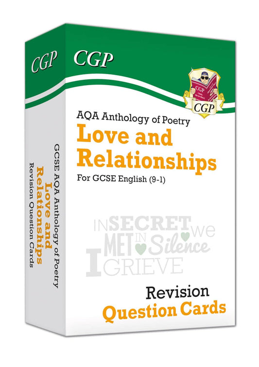 GCSE English: AQA Love & Relationships Poetry Anthology - Revision Question Cards: for the 2026 and 2027 exams (CGP GCSE English Literature Cards) Cards