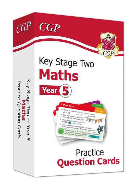 KS2 Maths Year 5 Practice Question Cards (CGP Year 5 Maths) Cards