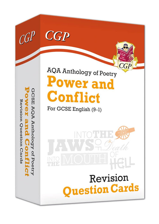 GCSE English: AQA Power & Conflict Poetry Anthology - Revision Question Cards: for the 2026 and 2027 exams (CGP GCSE English Literature Cards) Cards