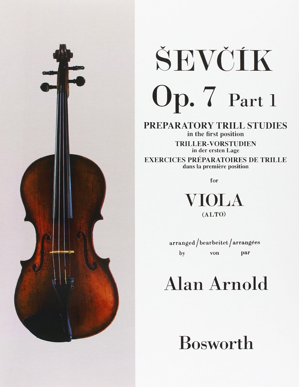 Viola Studies Op.7 Part1: Preparatory Trill Studie. Paperback
