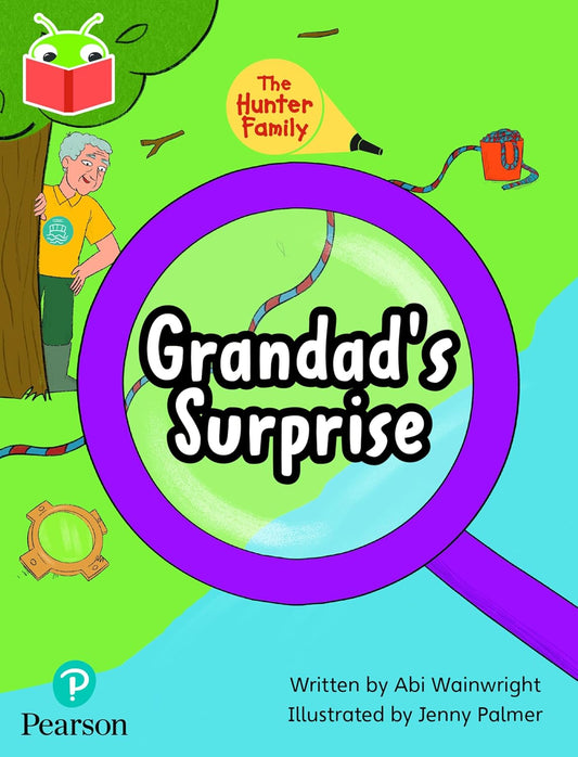 Bug Club Independent Phase 5 Unit 24: The Hunter Kids: Grandad's Surprise  - Paperback