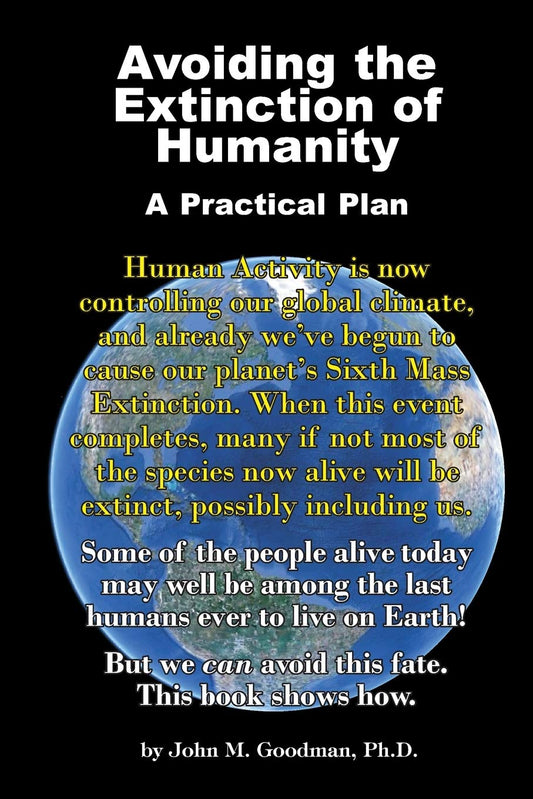 Avoiding the Extinction of Humanity: A Practical Plan Paperback