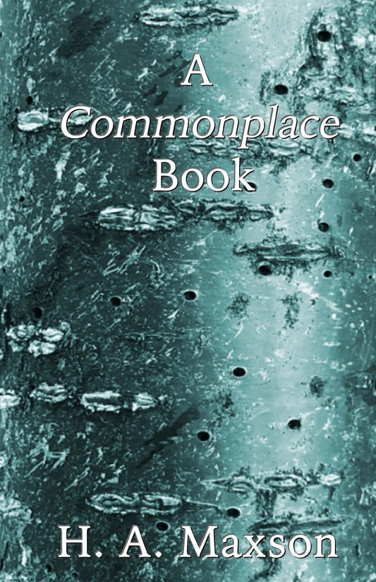 A Commonplace Book Paperback