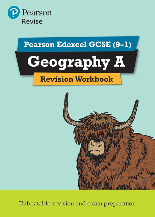 Pearson REVISE Edexcel GCSE (9-1) Geography A Revision Workbook: For 2024 and 2025 assessments and exams (Revise Edexcel GCSE Geography 16) Paperback