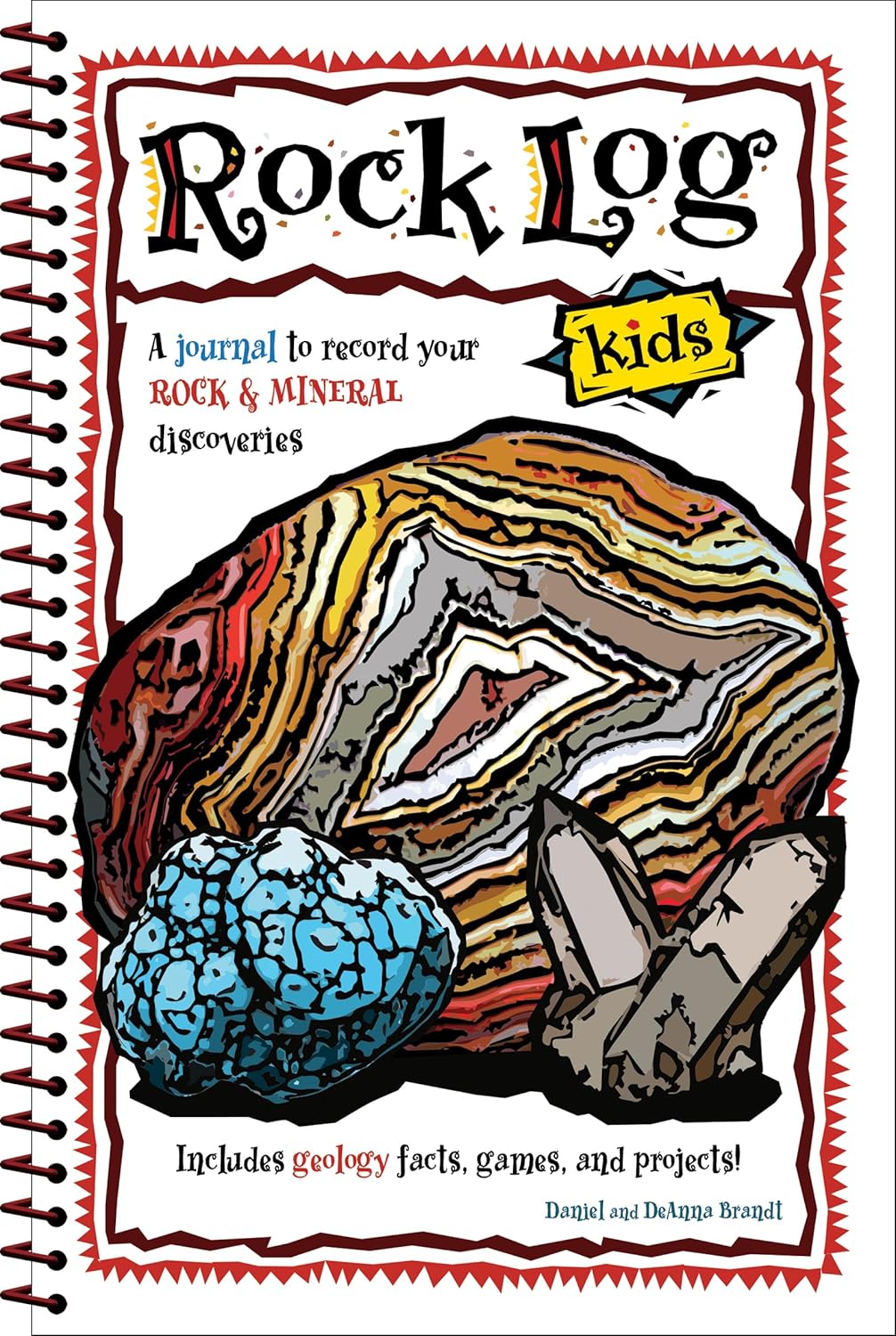 Rock Log Kids (Nature Journals) Spiral-bound