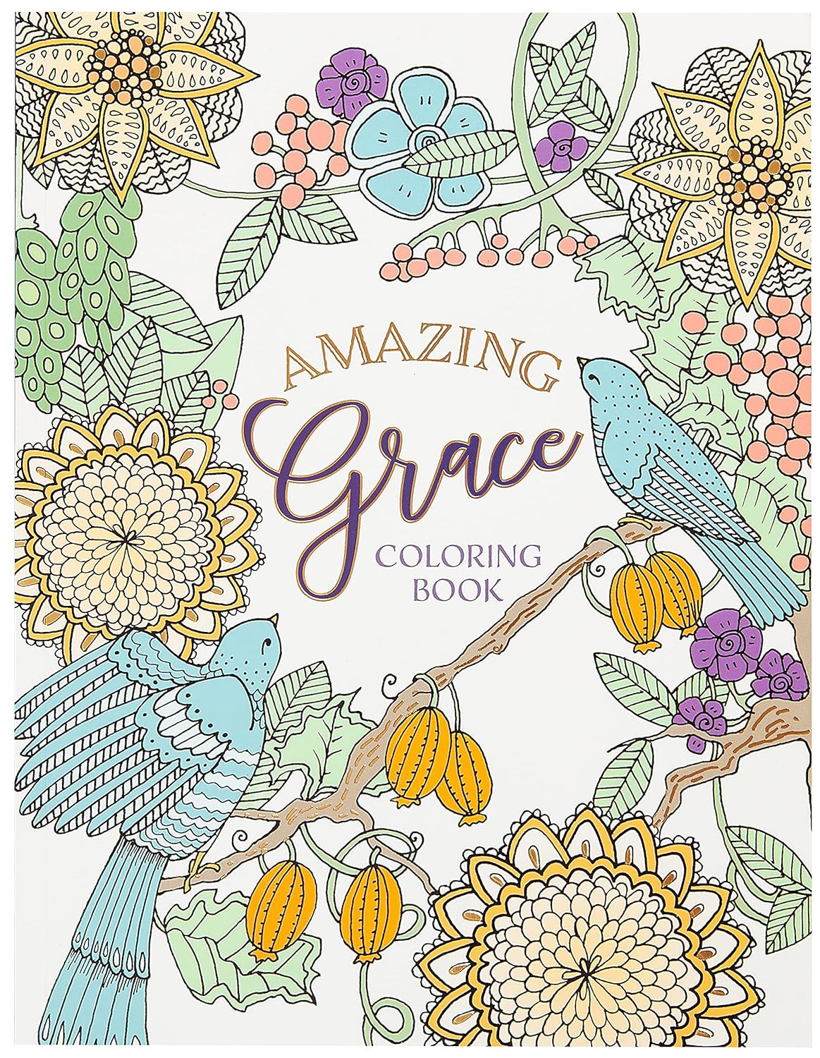 Amazing Grace Coloring Book (Majestic Expressions) Paperback