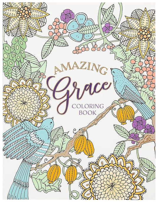 Amazing Grace Coloring Book (Majestic Expressions) Paperback