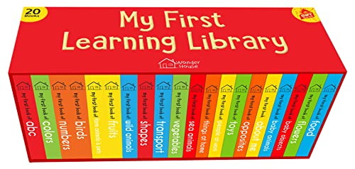 My First Complete Learning Library: Boxset of 20 Board Books Gift Set for Kids: Box Set of 20 Board Books for Children