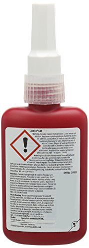 Loctite 234863 641 Bearing Retainer Sealant Super Adhesive Glue, 50ml