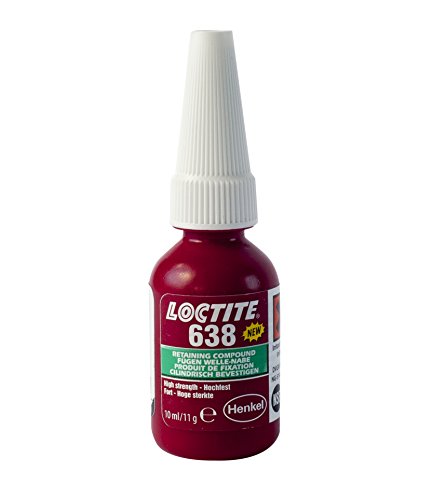 Loctite 638 High Strength Retaining Compound Adhesive Retainer Glue 10ml or 50ml Bottle