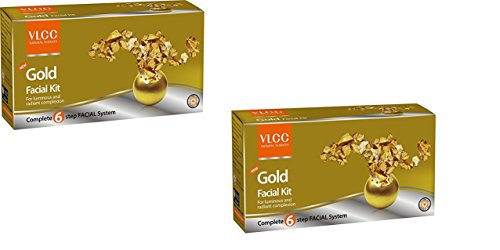 Vlcc Gold Facial Kit - 60G (Pack Of 2)