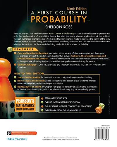 FIRST COURSE IN PROBABILITy