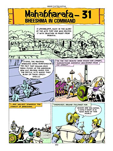 Mahabharata: Special Issue - Vol. 1, 2 & 3 (Amar Chitra Katha): The Birth of Bhagavad Gita