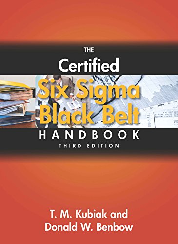 The Certified Six Sigma Black Belt Handbook, 3rd ed.