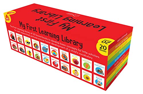 My First Complete Learning Library: Boxset of 20 Board Books Gift Set for Kids: Box Set of 20 Board Books for Children