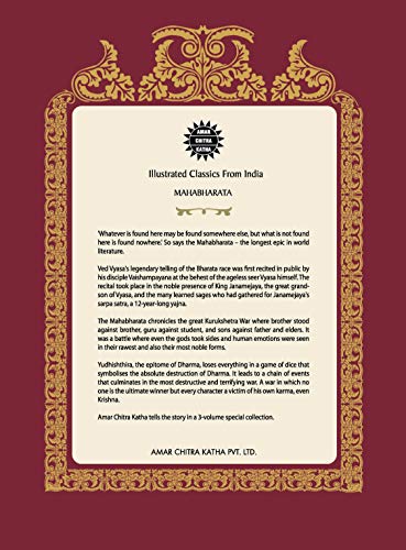 Mahabharata: Special Issue - Vol. 1, 2 & 3 (Amar Chitra Katha): The Birth of Bhagavad Gita